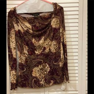 Susan Lawrence PETITE long sleeve blouse.